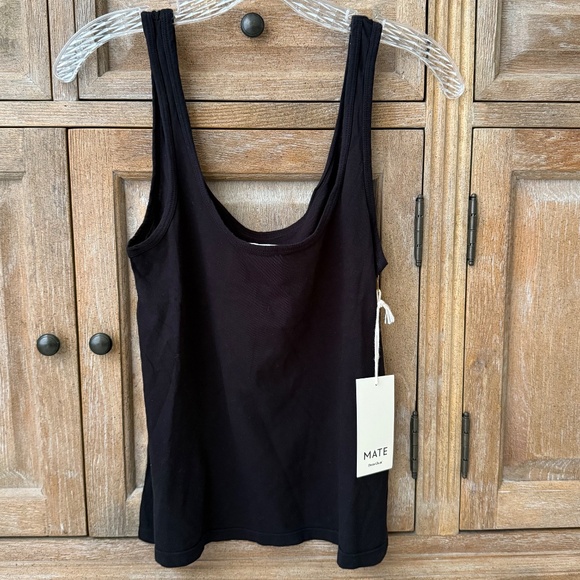 MATE Black Cotton Layering Tank XS - Picture 8 of 8